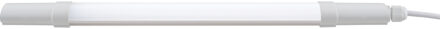 LED Balk - 18W - Waterdicht IP65 - Natuurlijk Wit 4200K - Kunststof 65x4.3cm