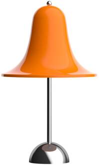 LED-batterij-tafellamp Pantop, oranje, hoogte 30 cm oranje, chroom