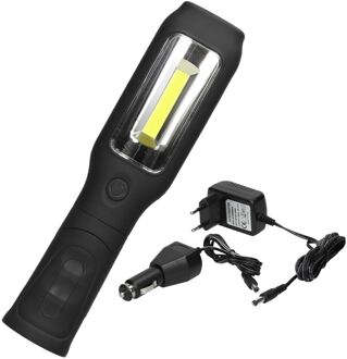 LED-batterijbediende handlamp Handgreep 180° buigbaar Zwart