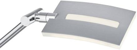 LED booglamp Evolo CCT, mat nikkel/chroom mat nikkel, chroom