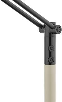 LED booglamp Evolo CCT, taupe taupe, zwart