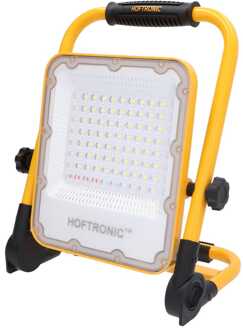 LED Bouwlamp 50 Watt 6400K - Acculamp - Verstelbare werklamp met accu - 4 lichtstanden - IP65 spatwaterdicht