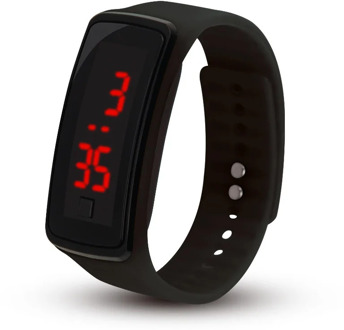led bracelet second-generation silicone electronic watch children's watch male and female students sports silicone gifts