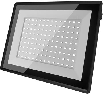 LED Breedstraler - Velvalux Glowlit - 100 Watt - Natuurlijk Wit 4000K - Waterdicht IP65 - Flikkervrij Zwart