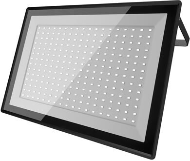 LED Breedstraler - Velvalux Glowlit - 200 Watt - Natuurlijk Wit 4000K - Waterdicht IP65 - Flikkervrij Zwart