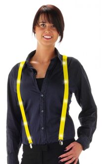 Led Bretels - Neon Geel