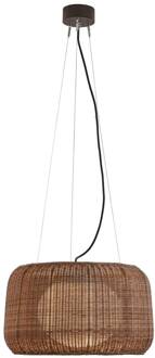 LED buiten hanglamp Fora S, grafietbruin/bruinØ 50 cm grafietbruin, bruin