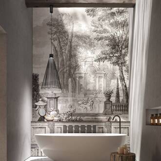 LED buiten hanglamp Ikonika, zwart, Ø 40 cm, IP55 zwart mat