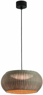 LED buiten hanglamp Perris, bruin/bruin, Ø 47 cm