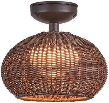 LED buiten plafondlamp Garota, grafietbruin/bruin grafietbruin, bruin