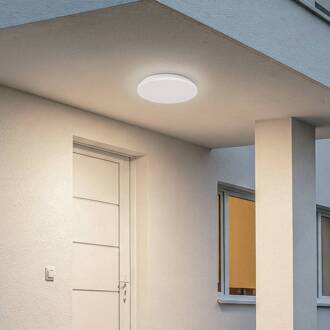 LED buiten plafondlamp Kirkola, 4000 K, Ø 34 cm, wit