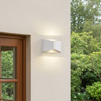 LED buiten wandlamp Anlira, wit, Up & down, IP65