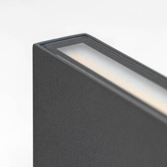 LED buiten wandlamp CMD 9060, 11 cm, antraciet, IP54, omhoog/omlaag