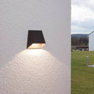 LED buiten wandlamp Hanno, antraciet, metaal, IP54