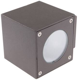 LED buiten wandlamp Jarno, antraciet, set van 2, metaal, 9cm grafiet