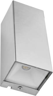 LED buiten wandlamp Luca, Up-/Downlight roestvrij staal