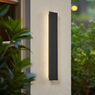 LED buiten wandlamp Melira, lengte 60cm, antraciet