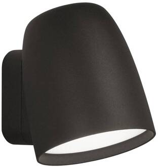 LED buiten wandlamp Moer, lichtgrijs, aluminium/staal