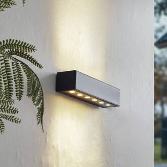 LED buiten wandlamp Selim, lengte 30 cm, zwart