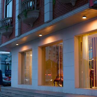 LED buitenlamp CMD 9025, Ø 15 cm antraciet, wit