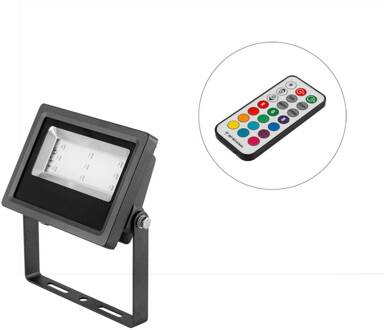 LED buitenspot LFA1099N Wallpainter RGB 10W zwart, helder