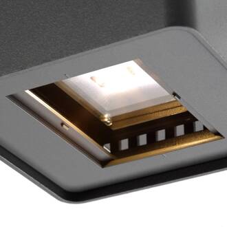 LED buitenwandlamp 5030 up/down grafiet