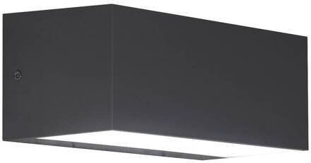 LED buitenwandlamp Amelia, donkergrijs donkergrijs, wit