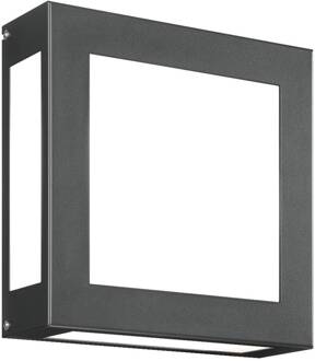 LED buitenwandlamp Aqua Legendo, antraciet antraciet, gesatineerd wit