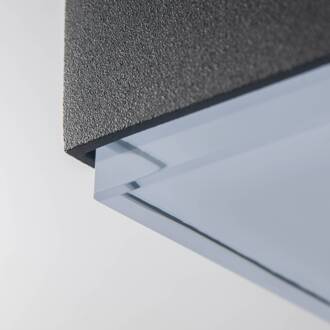 LED buitenwandlamp CMD 9030, 1-lamp antraciet, opaal