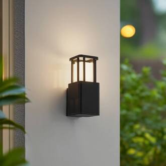 LED buitenwandlamp Dakil, zwart, aluminium