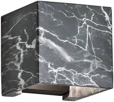 LED buitenwandlamp Davos justeerbaar marmer zwart