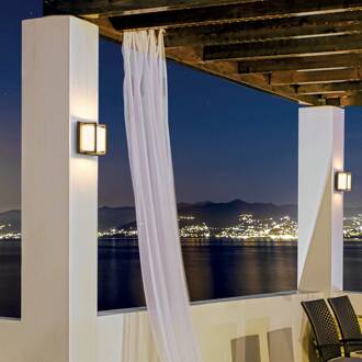 LED buitenwandlamp Ice Cubic 3406, messing natuur