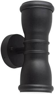 LED buitenwandlamp Malvern up- & downlight zwart