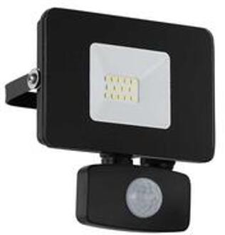 LED-buitenwandlamp met sensor Faedo 3 10 W 11x5x13,5 cm zwart