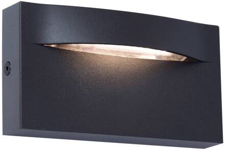 LED buitenwandlamp Vita, donkergrijs, 13,7 x 7,5 cm