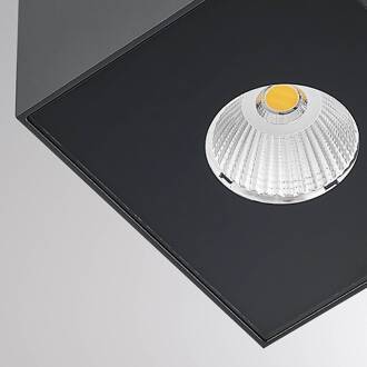 LED buitenwandlamp Wado, antraciet, aluminium zwart