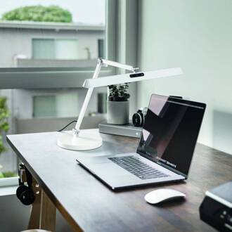LED bureaulamp Beba, wit, CCT, dimbaar