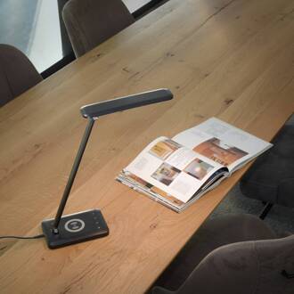 LED bureaulamp Florentina, zwart