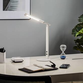 LED bureaulamp Ideaal met dimmer, wit