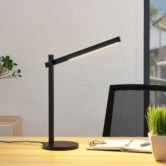LED bureaulamp Loretta, 43 cm, zwart, CCT