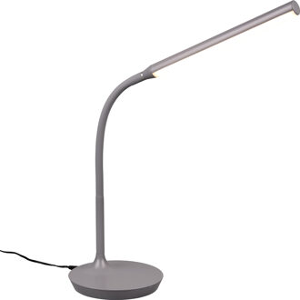 LED Bureaulamp - Tafelverlichting - Trion Root - 5W - Aanpasbare Kleur - Grijs - Kunststof