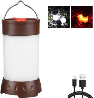 Led Camping Licht Usb Oplaadbare Camping Lamp Met Opknoping Haak Waterdicht Werk Licht 5 Modi Magnetische Staart Noodverlichting