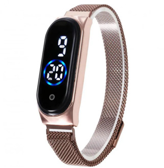 Led Children Watch Magnetic Lodestone Waterproof Touch Fashion Touch Digital Wristwatches Kids Watches