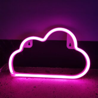 Led Cloud Neon Light Sign Night Lamp Muur Art Decoratieve Kamer Party Decor Voor Kids Babykamer Verlichting Xmas party