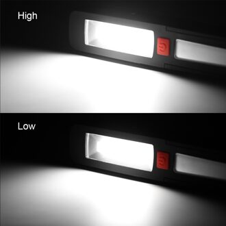 LED COB Oplaadbare Magnetische Zaklamp Flexibele Inspectie Lamp Cordless Werk Licht Emergency Lmp #10