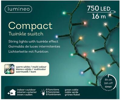 LED compact lights colour changing 750L Zwart