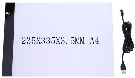 LED Diamant Schilderij A4/A5 Lightpad Tablet Ultradunne 3.5mm Pad gelden EU/UK/AU/ US/USB Plug Borduren la casa de papel serie 235X335X3.5MM A4