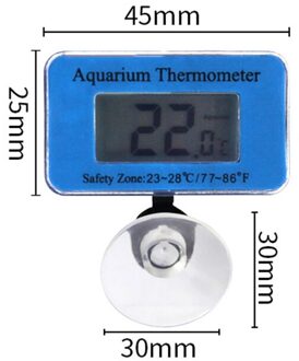 Led Digitale Aquarium Thermometer Fish Tank Water Terrarium Temperatuur Met Zuignap