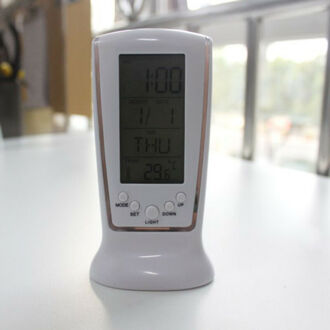 Led Digitale Projectie Wekker Temperatuur Thermometer Desk Tijd Datum Display Projector Kalender Usb Charger Tafel Led Klok