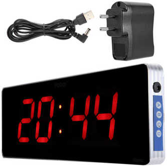 Led Digitale Wandklok Kalender Temperatuur Display Horloge Voor Thuis Woonkamer Decoratie B
